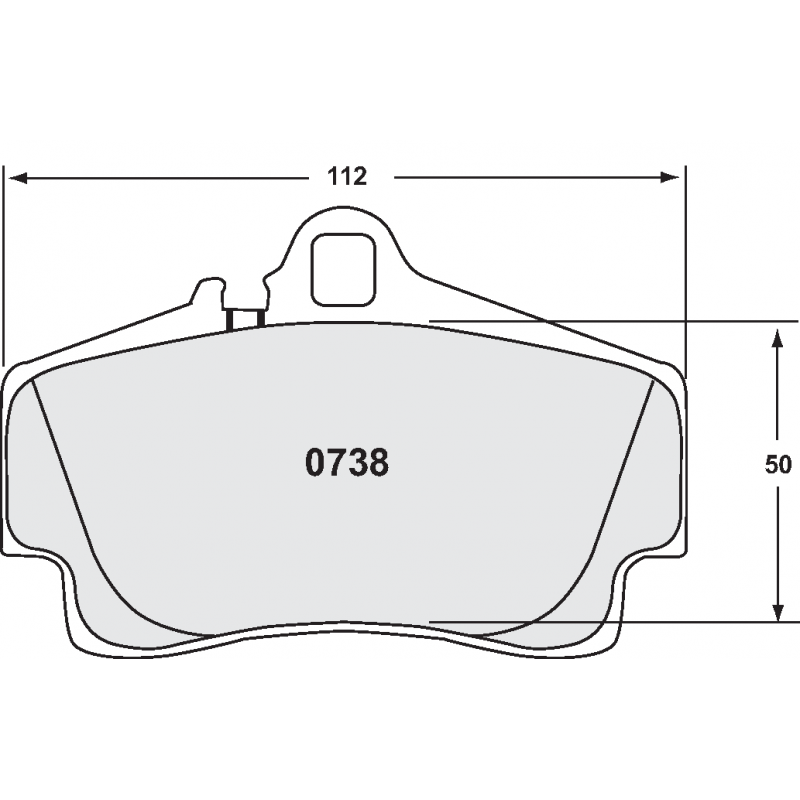 Endurance compound with less wear. Race brake pads - Porsche Boxster, Cayman, 996 + 997
VW Touareg
rear brake pad